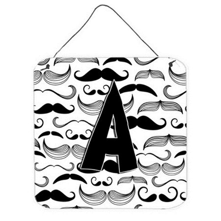 MICASA Letter A Moustache Initial Wall and Door Hanging Prints MI754661